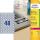 Zweckform Typenschild-Etikett en, Durchm.: 30mm, silber (7206129)