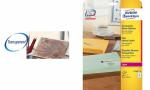 Zweckform Transparente Adress -Etiketten, 99,1 x 33,9mm (7207562)