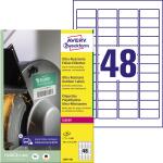 Zweckform Ultra-Resist. Folie n-Etiketten, 45,7x21,2 mm (72091140