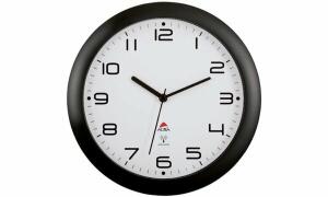 ALBA Funkwanduhr HORNEWRC N, schw arz, Durchmesser: 300 mm (74800016)
