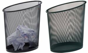 ALBA Papierkorb MESHCORB, aus Dra htmetall, 18 L, schwarz (74800030)