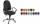Topstar Bürodrehstuhl Synchro Stee l, schwarz (77240028)