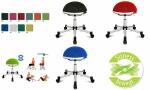 Topstar Fitness-Hocker Sitness Hal f Ball, schwarz...