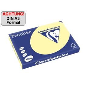 Clairalfa Multifunktionspapier Trop hée, A3, 120 g/qm, gelb (8010140)