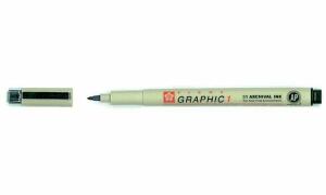 SAKURA Grafikstift PIGMA GRAPHIC 1, schwarz (8012099)