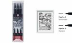 SAKURA Faserschreiber PIGMA PEN, 3e r Etui, schwarz...
