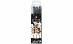 SAKURA Manga-Set PIGMA MICRON, 3er Etui (8012118)