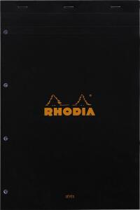 Rhodia Notizbl A4 geh mperf gel fr li 80Bl