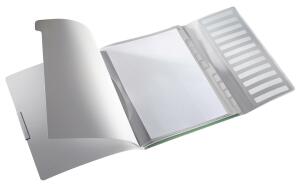 LEITZ Ordnungsmappe Style A4 PP 12 Fächer seladongrün (80399653)