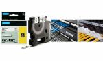 DYMO VinylSchriftband schwarz/weiß 24 mmx5 5 m...