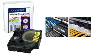 DYMO RHINO PolyesterSchriftband sc hwarz/weiß 6 mmx5 5 m (80918771)