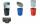 HAN Papierkorb MOBIL XXL, 50 Liter, PP, rund, blau (81420028)
