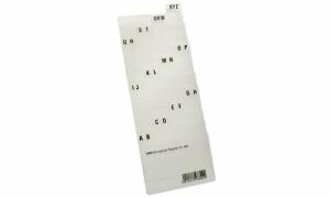 HAN Karteiregister A-Z, PP, A7 quer , transluzent, 12-teilig (81420131)
