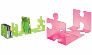 HAN Buchstütze PUZZLE, 2er Set, kla r-transluzent (81420261)