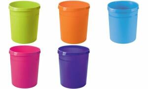 HAN Papierkorb GRIP Trend Colour, 1 8 Liter, rund, lila (81420567)