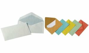 GPV Briefumschläge, 140 x 90 mm, we iß, nicht gummiert (81600037)