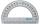 Maped Halbkreis-Winkelmesser 180 Grad, aus Aluminium, 120 mm (82129200