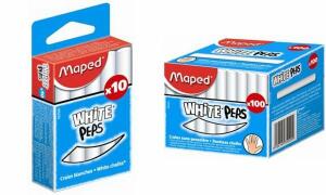 Maped Wandtafelkreide WHITEPEPS, r und, weiß (82593500)