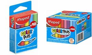 Maped Wandtafelkreide COLORPEPS, r und, farbig sortiert (82593501)