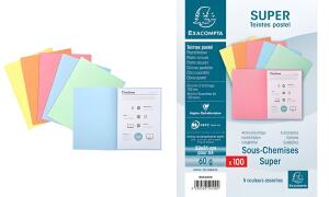 Aktendeckel SUPER 60, DIN A4, 60 g/qm, sortiert 3130638501000