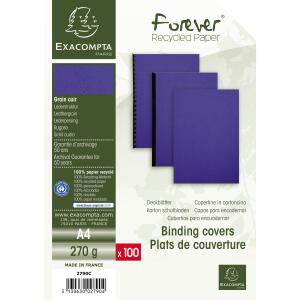 Exacompta Karton Forever dunkelblau A4 270G 100Bl