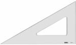 MINERVA Zeichendreieck, Hypotenuse: 500 mm, 60 Grad...