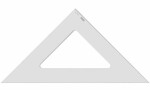 MINERVA Zeichendreieck, Hypotenuse: 500 mm, 45 Grad...