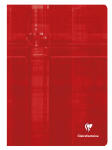 Clairefontaine Clairefontaine Cahier piqûre, A4, 1 44 pages, séyès