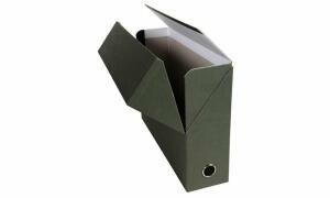 Exacompta EXACOMPTA Archivbox, DIN A4, Karton , 90 mm, dunkelgrün