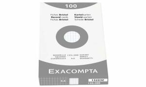 Exacompta Karteikarten 125x200 kar weiß 100St