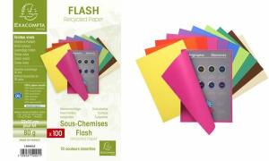 Exacompta EXACOMPTA Aktendeckel FLASH 80, DIN A4, Karton, sortiert