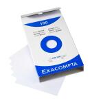 Exacompta EXACOMPTA Karteikarten, 100 x 150 m m, blanko, weiß