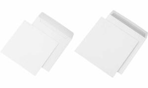MAILmedia Briefumschläge Zack & Kl app, 220x220 mm, weiß (8703874)