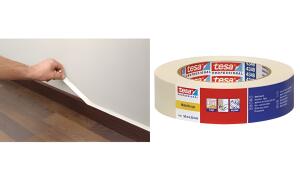 tesa Maler Krepp 4348 Standard Papi erabdeckband, 50 mm x 50m