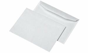 MAILmedia Briefumschläge C5 naßkleb end, ohne Fenster, weiß (8710632)