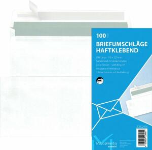 Briefhülle DL HK 100ST 80g weiß MAILMEDIA 30002416