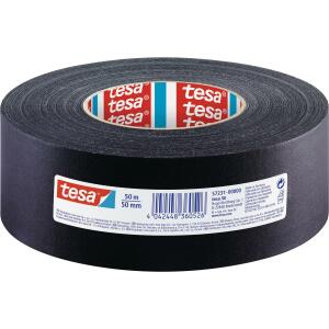 tesa Gewebeband, 50 mm x 50 m, schw arz (8750219)