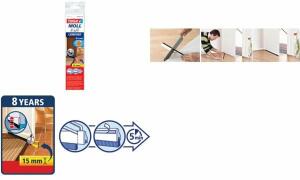 tesa Moll COMFORT Türdichtschiene, braun, 40 mm x 1 m (8755127)