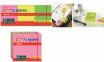 tesa Neon Notes Haftnotizen, 75 x 7 5 mm, 3-farbig (8756004)