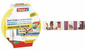 tesa Maler Krepp Precision Indoor A bdeckband, 25 mm x 25 m (8756270)