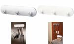 tesa Powerstrips Hakenleiste, mit 3 Haken, matt chrom...