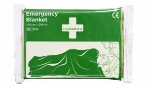 CEDERROTH Rettungsdecke, 1.600 x 2. 100 mm, silber/gold (8910048)