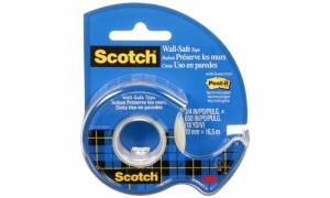 Scotch Klebefilm Wall-Safe, im Ha ndabroller, 19mm x 16,5m (9005048)