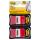 Post-it Haftmarker Index, 25,4 x 43 ,2 mm, rot, Vorteilspack (9006101)