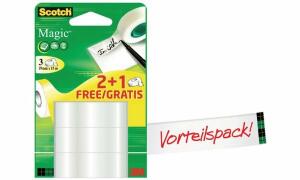 3M Scotch Klebefilm Magic 810, unsi chtbar, Vorteilspack (9006141)