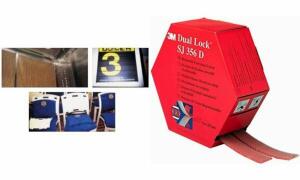 3M Dual Lock Flexibler Druckverschl uss, Spenderbox, schwarz (9055252)