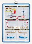 tarifold Notizhalter, DIN A4, blau (93184501)