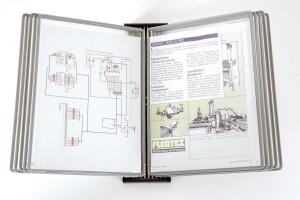 tarifold Wandsichttafelsystem BLACK LINE METALLISCH, DIN A4 (93414350)