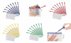 tarifold Reißverschlusstasche ZIPPE R, DIN A6, PVC, rot (93509063)