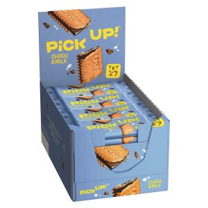 LEIBNIZ Keksriegel PiCK UP! Choco & Milch, Display (9502767)